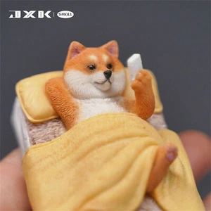 JXK Single Dog 10.0 Figure Shiba Inu Animal Model Fridge Magnets Xmas Gift Toys - Picture 1 of 11