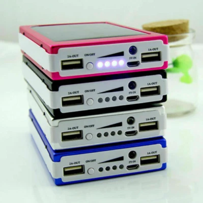 Dual USB Portable Power Bank External Battery Backup Charger UltraThin For Phone - Image 1 of 4