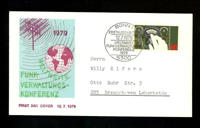 Postal History Germany FDC #1295 Radio media conference 1979 - Image 1 of 2