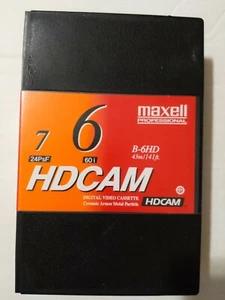 Maxell B-6HD HDCAM 60i 24PsF Digital Video Cassette Tape - Picture 1 of 1