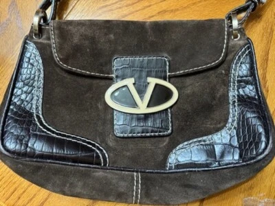 Valentino Garavani Purse- Dark Brown (CVI Fabric)  - Image 1 of 4