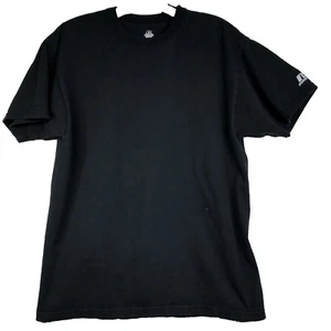 Camiseta Russell Negra Manga Corta Mediana Para Hombre o Unisex - Imagen 1 de 8