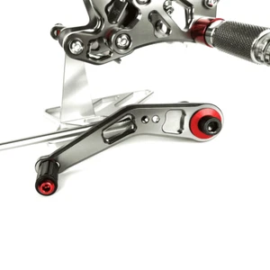Motorcycle CNC Footrests Rearset Kit Foot Peg For SUZUKI GSXR 600 750 06-10 - Bild 1 von 10