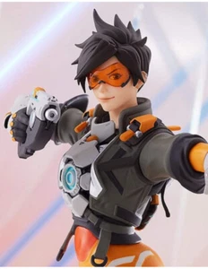 GOOD SMILE ANIME POP UP PARADE OVERWATCH TRACER PVC STATUE NEW - Imagen 1 de 5