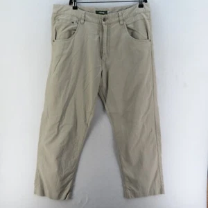 Jeep Chino Pants Mens Adult Size 36 Beige Zip Fly Straight Casual - Picture 1 of 11