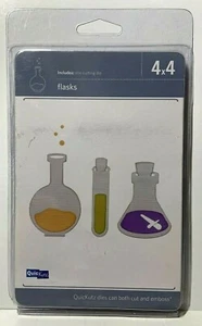 QuicKutz Flasks Lifestyle Crafts 4x4 One Cutting Die Rev-0237-S - Foto 1 di 2