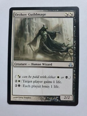 MTG Magic The Gathering Card Orzhov Guildmage Creature Human Wizard White Black  - Image 1 of 2