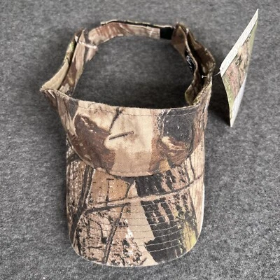 Realtree APG Camo Pattern Fishing Hunting Adjustable Visor Cap New with Tags - Image 1 of 4