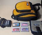 Lot Nintendo Gameboy Advance SP Yellow Backpack Gray Case 4 Games Harvest Moon