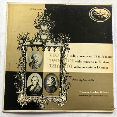 Peter Rybar Violin Concertos - Tartini Nardini Viotti Westminster LP XWN 18192 - Image 1 of 4