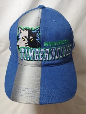 Minnesota Timberwolves Vtg Hat Blue Sports Specialties Snapback 90s Embroided  - Image 1 of 4