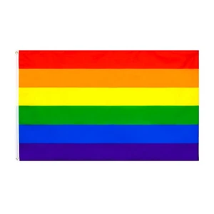 Regenbogen Flagge Fahne Pride LGBTQ wetterfest Metallösen Bunt 60x90cm 90x150cm - Bild 1 von 4