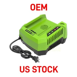 ✅ Genuine  4A Rapid Charger 2901402 2902502 For Greenworks Pro All 80V Battery - Picture 1 of 3