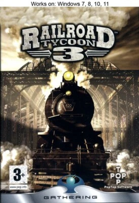 Railroad Tycoon 3 PC Game 2003 Windows 10 11 - Image 1 of 2