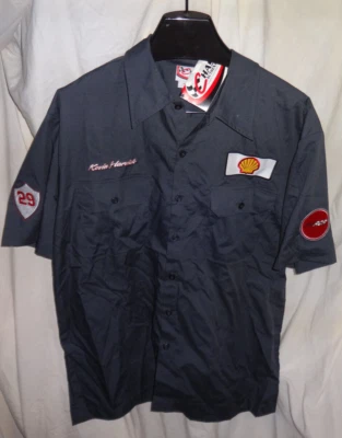 NASCAR RACING KEVIN HARVICK EMBROIDERED SHELL PIT CREW SHIRT SZ M NWT - Image 1 of 2