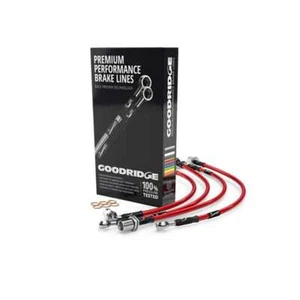 Goodridge Brake Line Kit for 06-08 Audi RS4 Red | 30009-RD - Picture 1 of 1