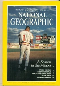 NATIONAL GEOGRAPHIC-1991-BASEBALL THE MINORS+RAMSES+SPHINX+FALCON RESCUE+SPAIN - Picture 1 of 1