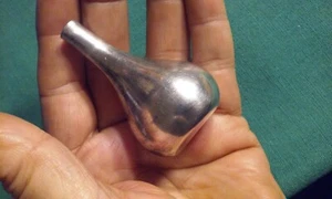 DANSK Designs IHQ Frace Onion Teardrop Candle Holder 1950's Vintage Solid Plated - Bild 1 von 6