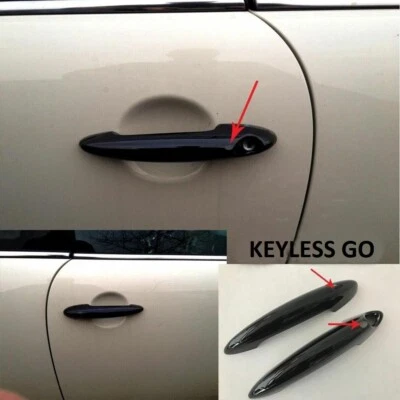 MANIGLIA PORTA GUSCI NERO LUCIDO PER MINI ONE COOPER R50 R52 R53 R55 R56 R57 R58 - Immagine 1 di 4