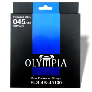 Olympia Flat Wound Electric Bass Guitar Strings 45-100 - Bild 1 von 1