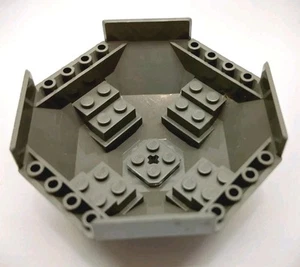 Lego Dark Grey Octagonal Cockpit 10x10x4 2618 From Tie Interceptor UCS 7181 - Picture 1 of 3