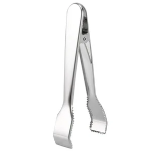 2 Pinzas para Hielo de Acero Inoxidable con Dientes de para Cubos de1000 - Imagen 1 de 8