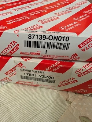 Conjunto Toyota LEXUS Genuíno OEM FILTRO DE AR Cabine 2006-2008 RX400H 17801-YZZ09  - Imagem 1 de 3