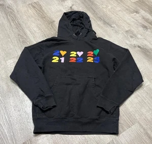 Sudadera con capucha Harry Styles Love On Tour Thank You para hombre talla S manga larga negra - Imagen 1 de 3