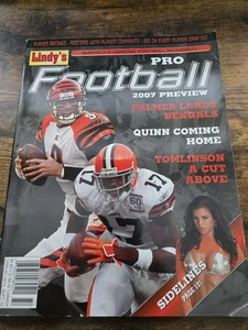 LINDY'S SPORTS NFL Football Preview Issue Season Magazine 2007 Browns Bengals - Picture 1 of 4