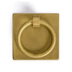 Hardware Philosophy Ring Plate Pulls 2.3" - Set of 2 - Picture 1 of 7