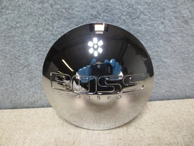 BOSS MOTORSPORTS CHROME CUSTOM WHEEL CENTER CAP*  #3156  (FOR 1 CAP) - Image 1 of 2