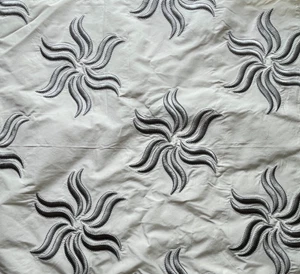 Groundworks Starburst Silk  Designer Fabric Remnant 24"x24" - Picture 1 of 2