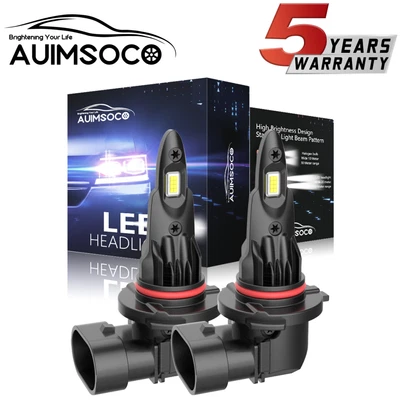 Kit de 2 bombillas de faros LED 9012 6500K de haz alto y bajo para Ford Taurus 2013-2019 Foto 1 de 4