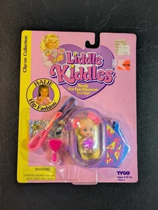 NEW OLD STOCK VTG Halie Liddle Kiddles CLIP ONS Doll 1994 Tyco Toys Collection - Picture 1 of 13