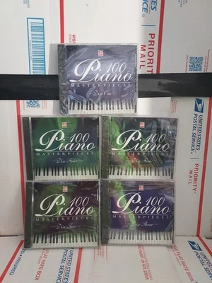 NEW Sealed 100 Piano Masterpieces, Disc 1 - 5 Time-Life CD 1999 - #162L - Image 1 of 4