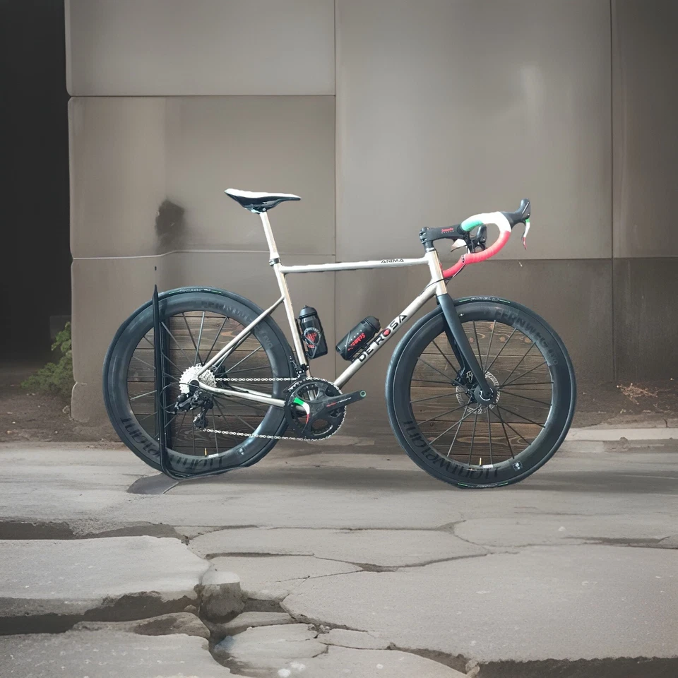 De Rosa Anima Titanium Road Bike – High-End Custom Build Campagnolo Super Record - Image 1 of 4