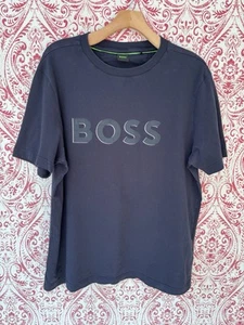 Boss Large Logo Spellout T-Shirt Schwarz Größe XL - Bild 1 von 6