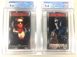 The Terminator 1&2 Limited Edition VHS 1997 ARTISIAN CGC Grade 9.6 & 9.4 A+ SEAL - Picture 1 of 6