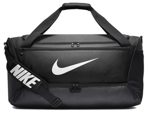Nike Brasilia Traininig Duffel Bag Medium Running Black Gym BA5955-010 60L - Picture 1 of 7