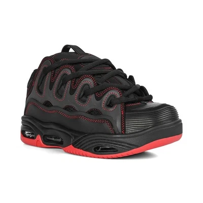 Osiris D3 2001 Skateschuhe - Schwarz/Rot/Rot
