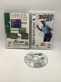 PGA Tour 97 Sega Saturn EA Sports Golf Complete Game Not Tested Good Condition