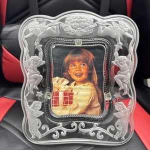 Mikasa Kristallglas Bilderrahmen 9" für 4x5 Foto - Engel - Bild 1 von 8