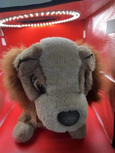 Disney Store LADY and the Tramp Stuffed Soft Toy Dog 10-12 Inch Rare Vintage VGC - Picture 1 of 6