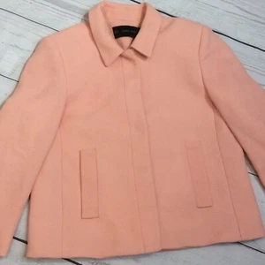 Chaqueta Blazer para mujer Zara Basic talla M mediana a presión frontal melocotón - Imagen 1 de 5
