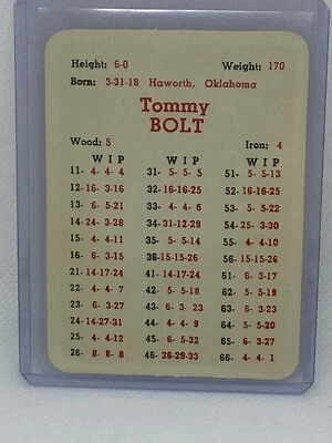 Juego de golf profesional APBA 1962 Tommy Bolt Foto 1 de 2