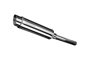 Yamaha YZF750R Delkevic 14" Stainless Steel Round Muffler Exhaust Slip On 94-98 - Foto 1 di 4