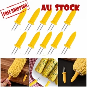 10/20x Corn Cob Holders Skewers Barbecue Fork Fruit Holder Kitchen Accessories - Picture 1 of 2