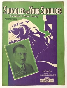 Partituras 1932 acurrucadas en el hombro ukelele George Hall de colección - Imagen 1 de 2