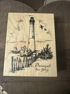 PSX Barnegat New Jersey Wood Mounted Rubber Stamp K2852 - Picture 1 of 4