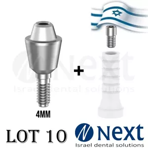 SETx10 Neu Gerade Abutment Multi Unit 4mm Kunststoff Muffe Schraube 1.72 - Bild 1 von 7